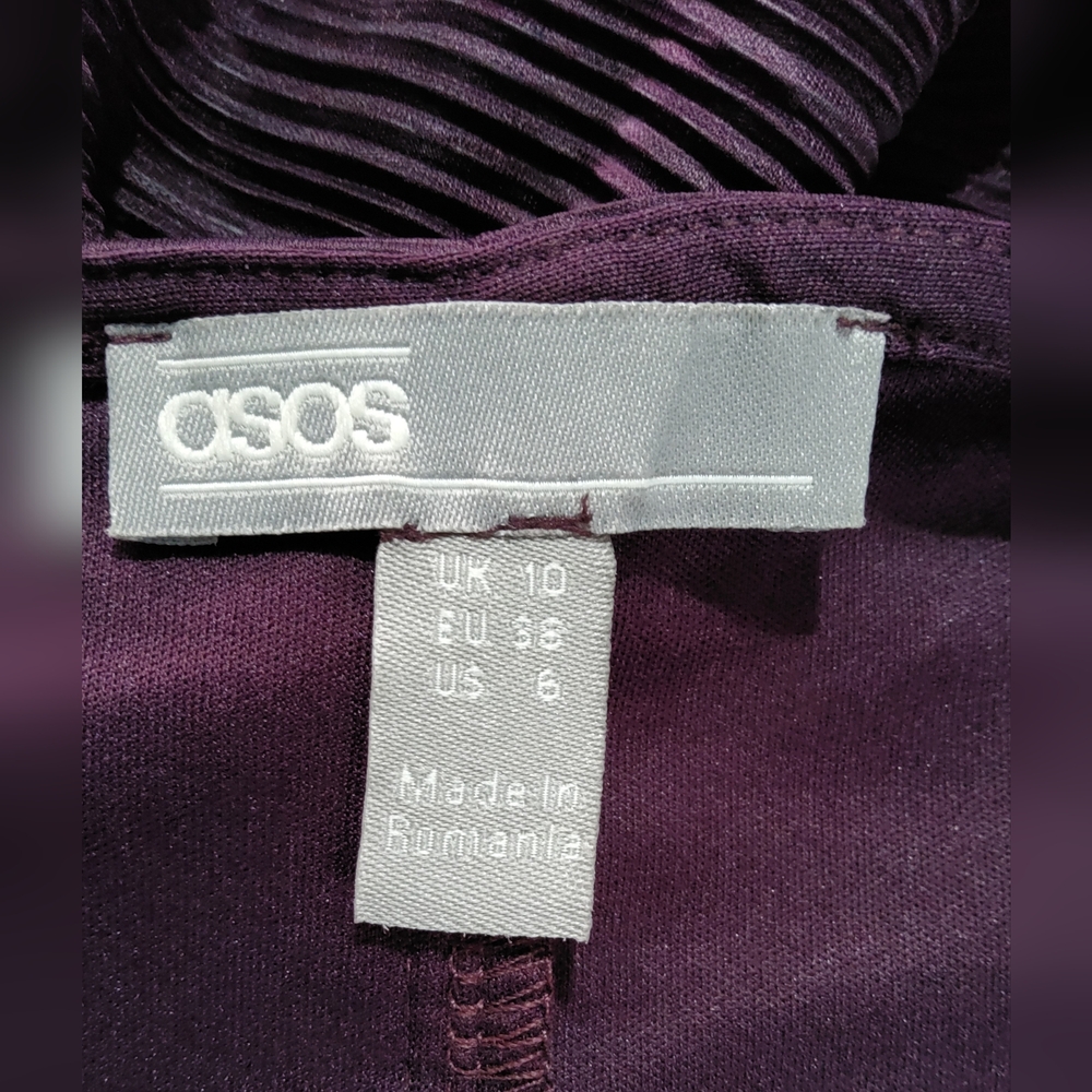 Asos Women's Long Sleeve Dress Size US6/S - Picture 6 of 8